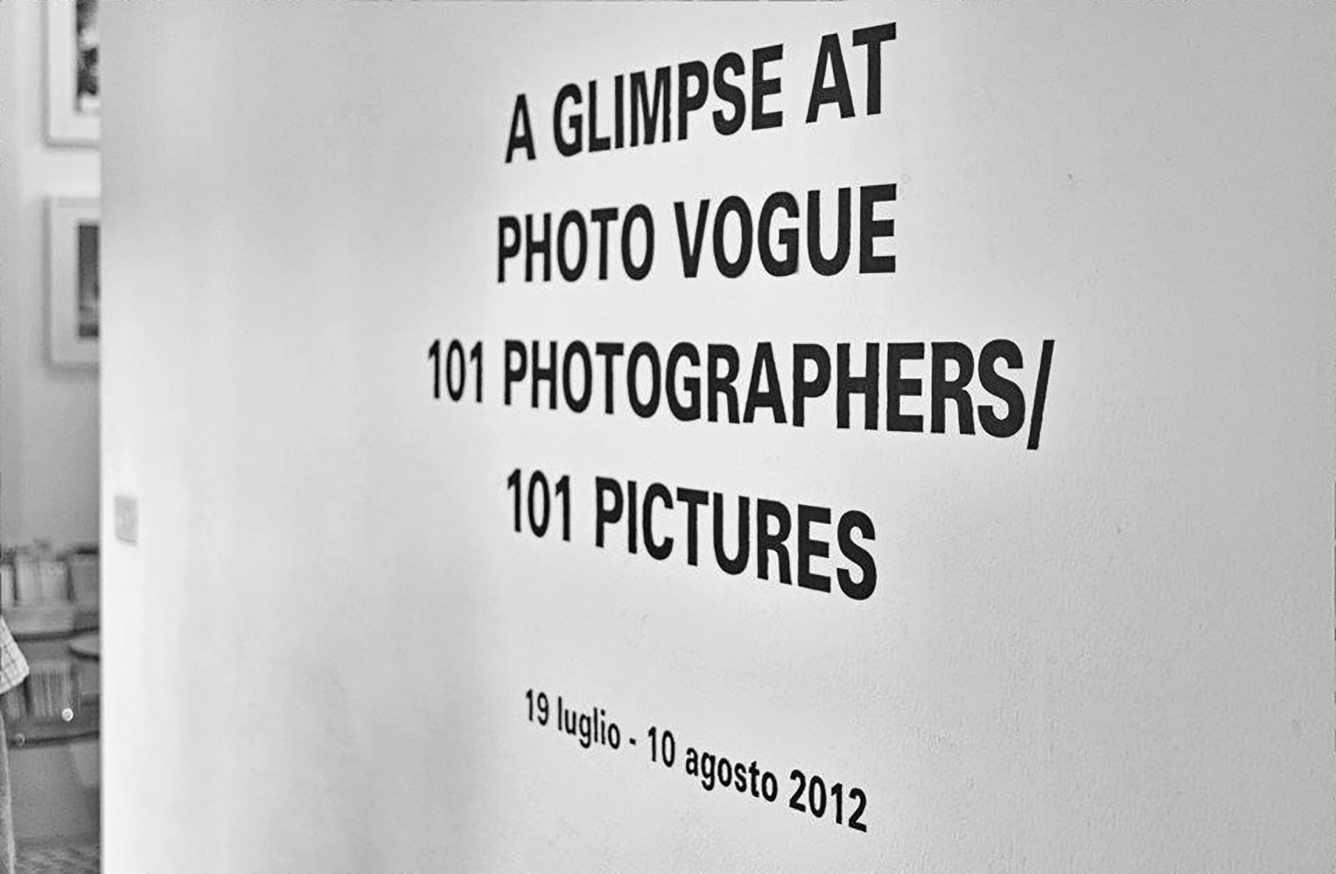 A GLIMPSE AT PHOTO VOGUE